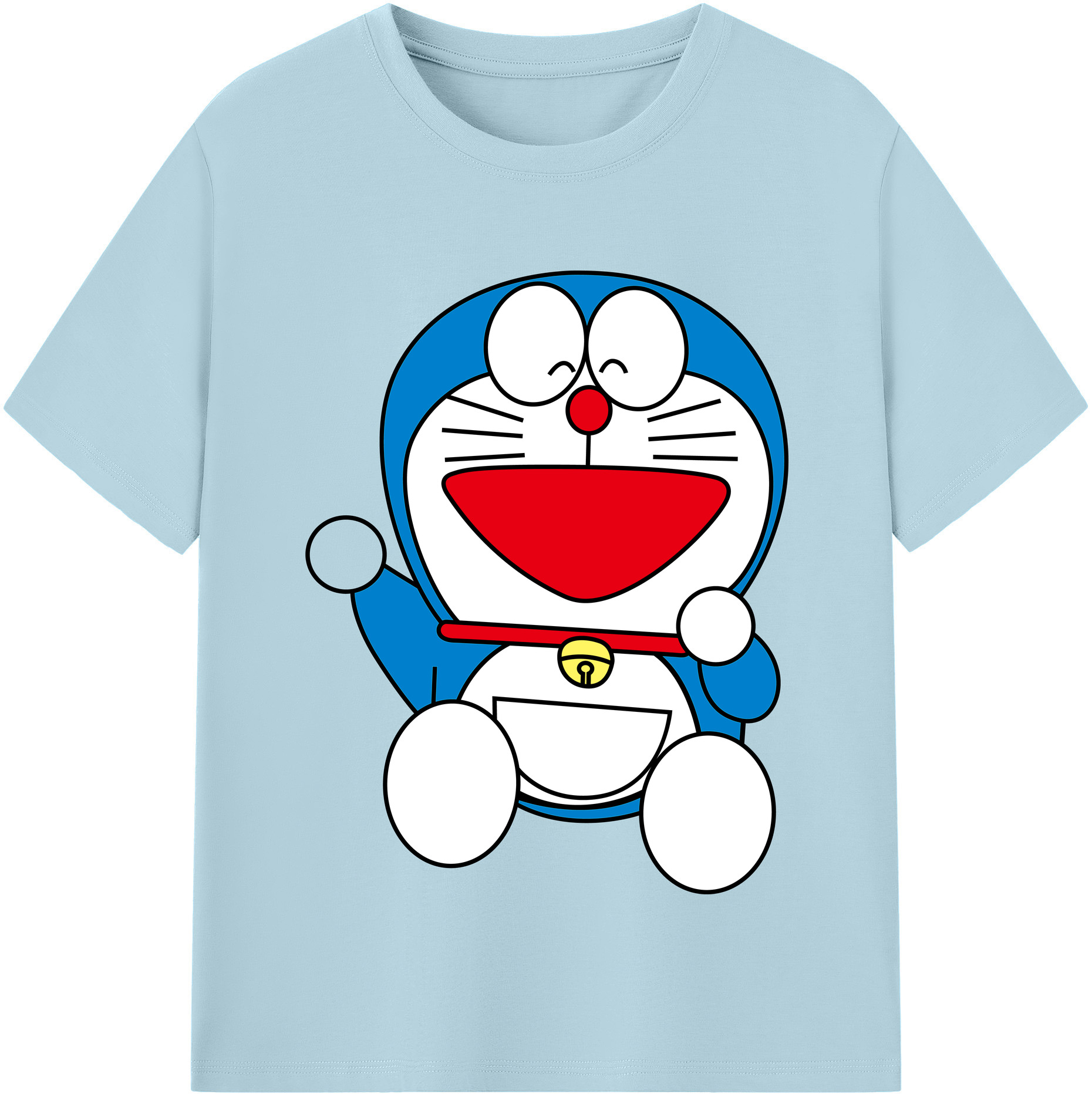 （画像用） ドラえもん Doraemon 綿100％半袖Tシャツ（フロントプリント）